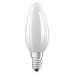 Ledvance Classic Superior LED Bulbo E14 Candela Filamento Ghiaccio 4.2W 470lm - 927 Bianco Molto Caldo | Miglior resa cromatica - Dimmerabile - Sostitutiva 40W