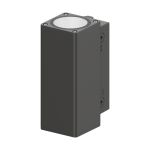 Ledvance Luce Da Parete Urban Vario Aluminium Grigio Up & Down 27W 2700lm - 830-840 CCT | IP65 - Dali Dimmerabile