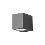 D'Lite LED Luce Da Parete Vrebos Aluminium Nero | Adatto Per 1x GU10
