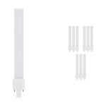 Confezione Multipack 10x Ledvance Dulux-S LED 6W - 830 Luce Calda -  | Sostitutiva 18W