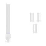 Confezione Multipack 10x Ledvance LED Dulux-S (EM Mains) 6W 700lm - 840 Bianco Freddo | Sostitutiva 11W