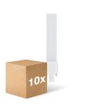 Confezione Multipack 10x Ledvance Dulux-S LED 4W - 830 Luce Calda -  | Sostitutiva 9W