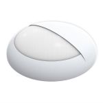 Noxion Bulkhead LED Pro V2 Bianca 12/16/20W 2400lm - 830-840-865 CCT | 325mm - IP65 - Sensore di Movimento e Luce - Emergenza 3H + Palpebra Il Anello Bianca