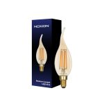Noxion Lucent LED E14 Punta attorcigliata Candela Filamento Ambra 4.1W 350lm - 822 Bianco Molto Caldo | Dimmerabile - Sostitutiva 40W