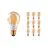 Confezione Multipack 10x Noxion Lucent Filamento LED E27 Pera Ambra 7.2W 630lm - 822 Bianco Molto Caldo | Dimmerabile - Sostitutiva 50W