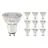 Confezione Multipack 10x Noxion PerfectColor Faretti LED GU10 PAR16 4W 345lm 60D - 927 Bianco Molto Caldo | Miglior resa cromatica - Dimmerabile - Sostitutiva 50W