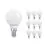 Confezione Multipack 10x Noxion Lucent Lustre LED E14 Sferica Ghiaccio 4.5W 470lm - 827 Bianco Molto Caldo | Sostitutiva 40W