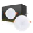 Downlight LED 18W 1620lm 120D - 840 Bianco Freddo | Ritaglio 175mm - Sostitutiva 2x18W