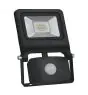 Ledvance Proiettore LED Value Nero 10W 800lm 110D - 840 Bianco Freddo | IP44 - Sensore di movimento e luce - Simmetrico