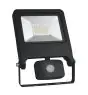 Ledvance Proiettore LED Value Nero 30W 2700lm 110D - 840 Bianco Freddo | IP44 - Sensore di movimento e luce - Simmetrico