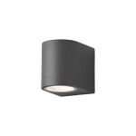 Pacco doppio D'Lite Luce Da Parete Vossem Aluminium Nero | Adatto per 1x GU10