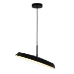 D'Lite LED Luce Pendente Uxem Ghiaccio Nero 23W 1800lm - 827 Bianco Molto Caldo | A 3 Livelli Dimmerabile