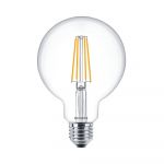 Philips MASTER Value LEDglobe E27 120mm Filamento Chiara 5.9W 806lm - 927 Bianco Molto Caldo | Miglior resa cromatica - Sostitutiva 60W