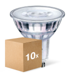 Confezione Multipack 10x Philips Corepro LEDspot GU10 PAR16 4.6W 355lm 36D - 827 Bianco Molto Caldo | Sostitutiva 50W