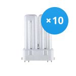 Confezione Multipack 10x Osram Dulux F 24W 830 | Luce Calda - 4-Pin