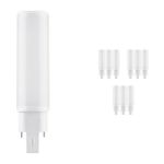 Confezione Multipack 10x Ledvance Dulux-D LED  6W - 830 Luce Calda -  | Sostitutiva 13W