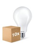 Confezione Multipack 10x Philips Corepro LEDbulb E27 Pera Ghiaccio 23W 3452lm - 827 Bianco Molto Caldo | Sostitutiva 200W