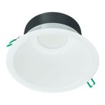 Philips Downlight LED Coreline DN142B Aluminium Bianca 19.2W 2300lm 60D - 840 Bianco Freddo | Ritaglio 200mm - IP20 - Bianca Riflettore