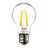 Noxion Lucent LED E27 Pera Filamento Chiara 8.5W 1055lm - 827 Bianco Molto Caldo | Dimmerabile - Sostitutiva 75W