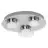 Ledvance Smart+ Wifi LED Luce Da Parete Illuminazione del bagno Il Giro Argento 18W 1100lm - 830-865 Regolabile Bianca | IP44