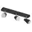 Ledvance LED Decor Faretti Plastica Nero 12W 630lm - 827 Bianco Molto Caldo | Dimmerabile