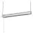 Ledvance LED Luce Pendente Office Line Curve Bianca 24W 2100lm - 840 Bianco Freddo