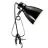 Nordlux Cyclone Clamp Metallo Nero | Adatto per E14