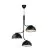 DFTP by Nordlux Luce Pendente Tullio Metallo Nero | E14 