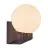 Nordlux Hayley Luce Da Parete Aluminium e Vetro Marrone | 150mm - IP44 - Adatto per E27