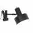 Nordlux Matis Clamp Metallo Nero | Adatto per E27