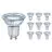 Confezione Multipack 10x Ledvance Performance Faretti LED Riflettore GU10 PAR16 4.3W 350lm 120D - 827 Bianco Molto Caldo | Sostitutiva 30W