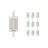 Confezione Multipack 10x Ledvance Performance LED R7s Doppio Ended 78mm Chiara 9.5W 1055lm - 827 Bianco Molto Caldo | Dimmerabile - Sostitutiva 75W