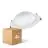 Confezione Multipack 4x Ledvance Downlight LED Alu DN200 25W 2250lm 100D - 830 Luce Calda -  | 215mm - IP44 