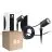 Confezione Multipack 6x D'Lite Punta Luce Fuse Cavo Dell'Alimentazione Nero | IP65 - Adatto per 1x GU10 | incl. cable 2 Meter