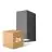 Pacco doppio D'Lite Luce Da Parete Vrebos Aluminium Nero | Adatto per 2x GU10