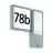 Eglo Luce Da Parete Cheira Aluminium Argento 2W 300lm - 830 Luce Calda -  | IP44 - Sensore di Movimento e Luce