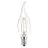 Philips Corepro LED Candela E14 Punta attorcigliata Filamento Chiara 2W 250lm - 827 Bianco Molto Caldo | Sostitutiva 25W