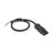 Lupa-con Cavo 3x 1,5  0,5m Maschio Nero EPCOM/3