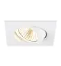 SLV New Tria 68 Faretti Aluminium Bianca Piazza 8.3W 750lm 38D - 930 Luce Calda -  | Ritaglio 68mm - Miglior Resa Cromatica - Dimmerabile 