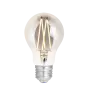 WiZ Smart LED E27 Pera Filamento Smoke 6.5W 400lm - 820-850 Regolabile Bianca | Dimmerabile - Sostitutiva 35W