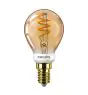 Philips Master Value LED Lustre E14 Sferica Filamento Chiara 2.6W 136lm - 918 Bianco Molto Caldo | Miglior resa cromatica - Dimmerabile - Sostitutiva 15W