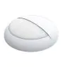 Noxion Bulkhead LED Pro V2 Bianca 12/16/20W 2400lm - 830-840-865 CCT | 325mm - IP65 - Sensore di Movimento e Luce + Palpebra Il Anello Bianca