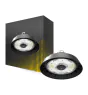 Highbay LED ALBIOR Acciaio Nero 100W 17000lm 90D - 740 Bianco Freddo | IP65 - con Sensore di movimento e luce