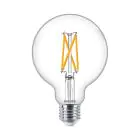 Philips MASTER Value LEDglobe E27 93mm Filamento Chiara 5.9W 806lm - 922-927 Bianco Molto Caldo | Miglior Resa Cromatica - Dimmerabile - Sostitutiva 60W