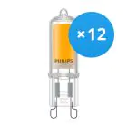 Confezione Multipack 12x Philips Corepro LEDcapsule G9 2W 220lm - 830 Luce Calda | Sostitutiva 25W