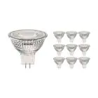 Confezione Multipack 10x Noxion LEDspot 12V GU5.3 7.5W 830 60D 621lm | Dimmerabile - Luce Calda - Sostitutiva 50W