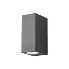 D'Lite Vrebos Luce Da Parete Aluminium Nero Up & Down | Adatto Per 2x GU10