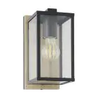 Eglo Luce Da Parete Budrone Acciaio Nero | IP44 - Adatto per 1x E27